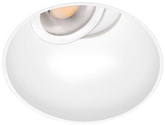 6,6W LED užglaistomas pakreipiamas šviestuvas BUDDY TILT MEDIUM, baltas, 2700K, 43°, DALI