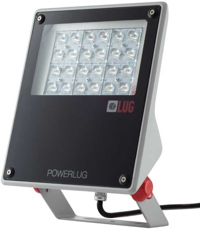 67W LED prožektorius POWERLUG MINI, pilku korpusu, 4000K, IP65
