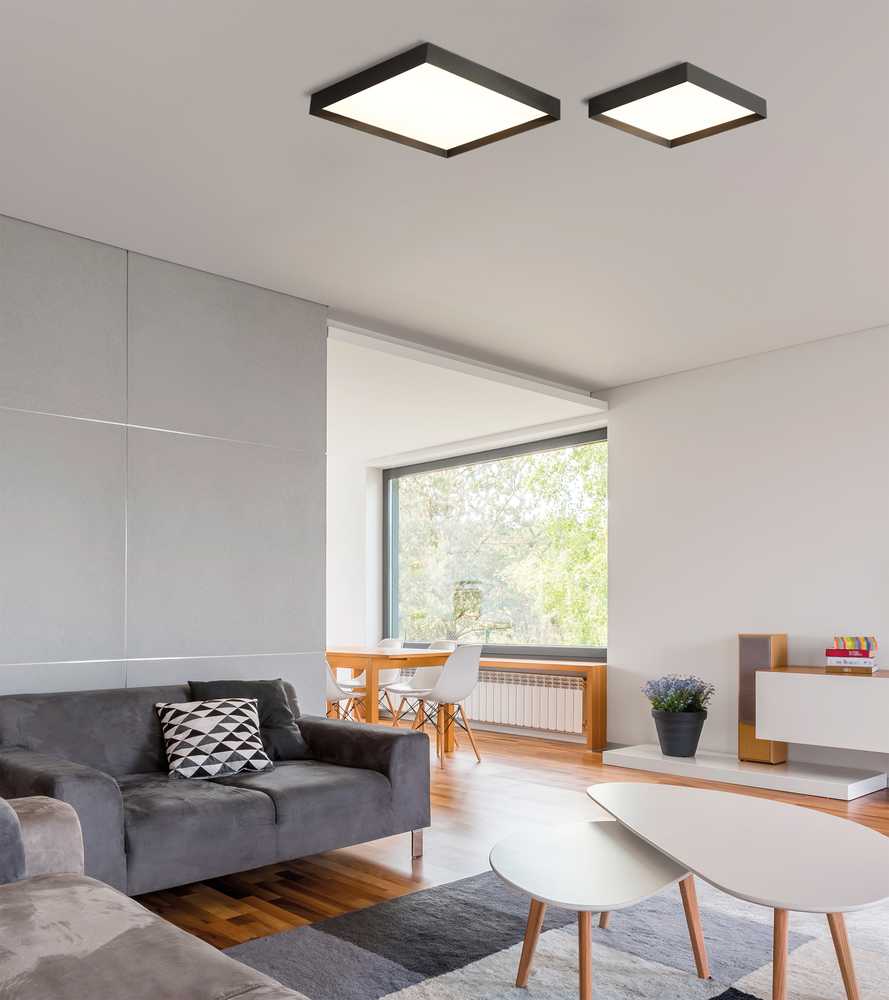 68W LED lubinis šviestuvas MUNICH, juodas, 2700/3000/4000K, dimeriuojamas, P3759172NDP