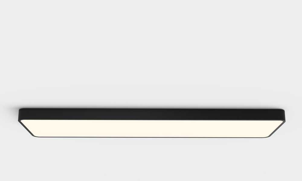 68W LED lubinis šviestuvas TURIN, juodas, 2700/3000/4000K, dimeriuojamas, P3761372NDP