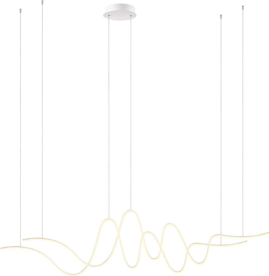 68W LED pakabinamas šviestuvas IMPULS, baltas, 3000K, dimeriuojamas, 01-3621