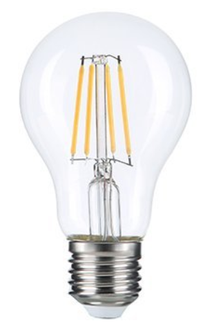 6W filamentinė LED lemputė OPTONICA, 2700K, E27