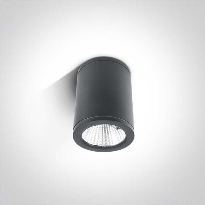 6W LED cilindro formos šviestuvas, antracito sp., 3000K, 67138C/AN/W