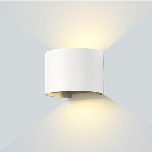 6W LED fasado šviestuvas OPTONICA, baltas, 3000K