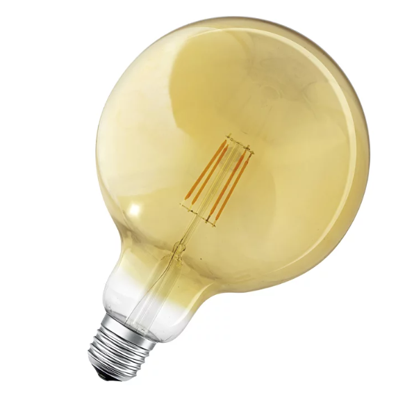 6W LED filamentinė lemputė SMART+, E27, aukso sp., 2400K, dimeriuojama