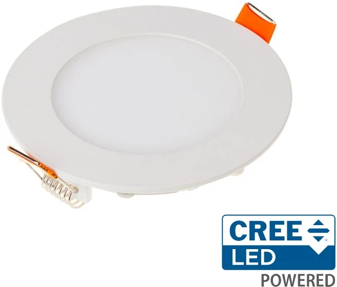 6W LED įleidžiama panelė, balta, 3000/4000/6500K, CREE LED chip