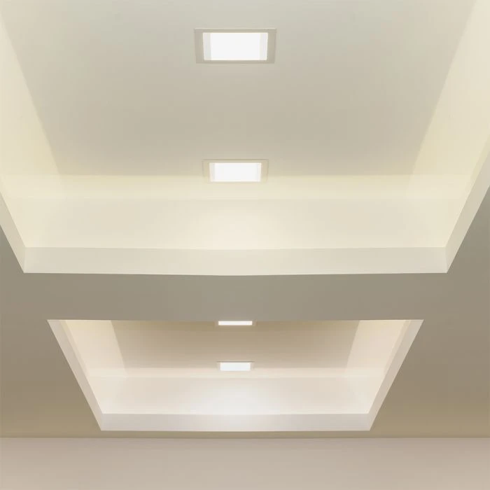 6W LED įleidžiama panelė, balta, 3000/4000/6500K, CREE LED chip
