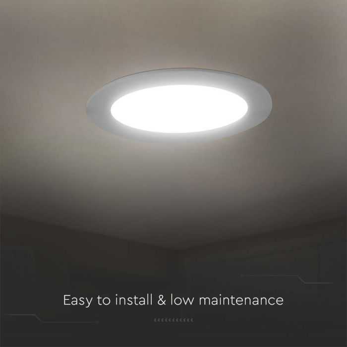 V-tac 6W LED įleidžiama panelė, balta, 6500K