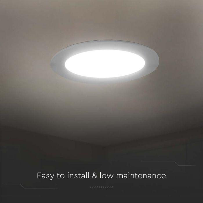 V-tac 6W LED įleidžiama panelė, balta, 6500K