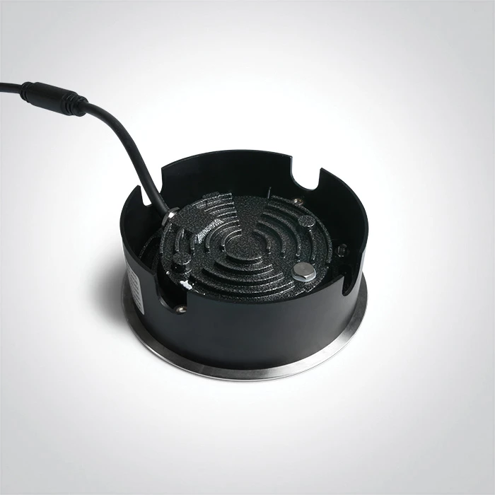 6W LED įleidžiamas į žemę šviestuvas, plieno sp., 3000K, IP67, dimeriuojamas, 69076B/W