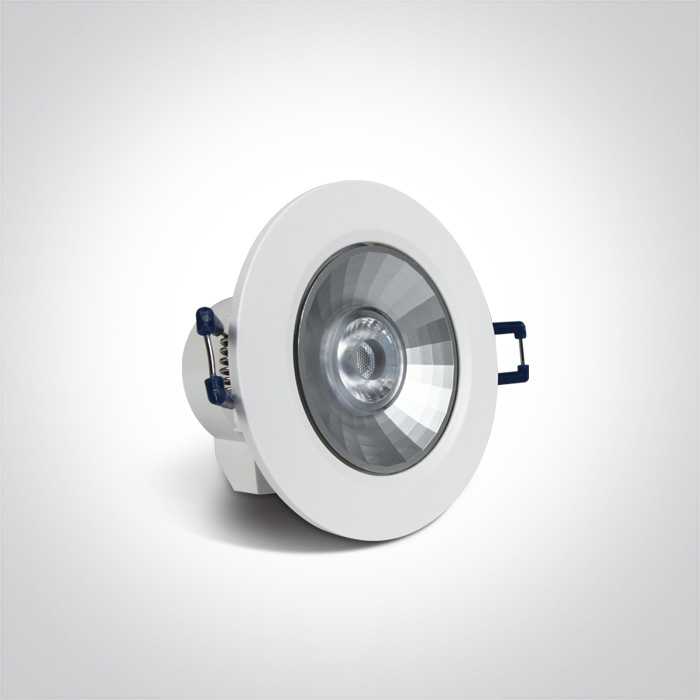 6W LED įleidžiamas pakreipiamas šviestuvas, 3000K, 11106K/W
