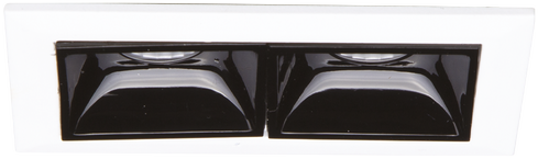 6W LED įleidžiamas šviestuvas LIKA, baltas korpusas/juodas reflektorius, 2700K, 341729