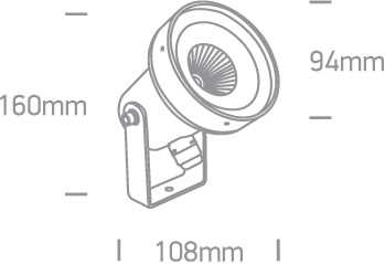 6W LED įsmeigiamas sodo šviestuvas, antracito sp., 3000K, 67196B/AN/W