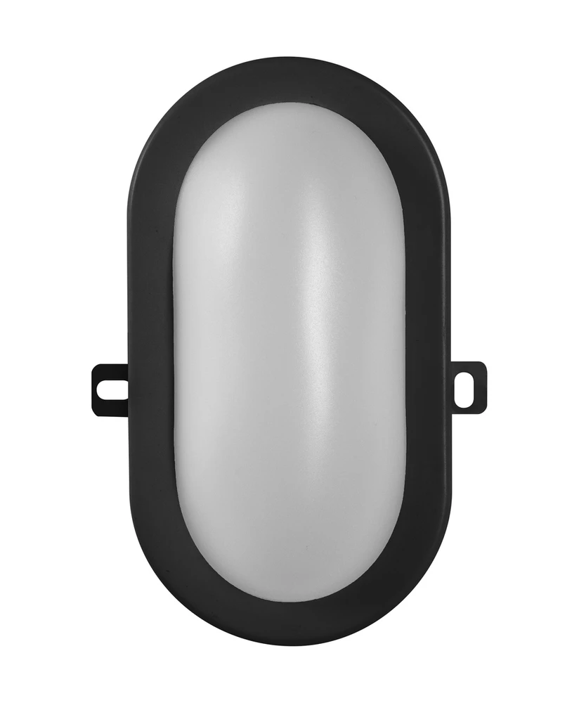 6W LED lauko plafonas BULKHEAD, juodas, 4000K, IP54