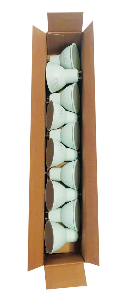 6W LED lemputė, balta, GU10, 4000K, 20vnt.