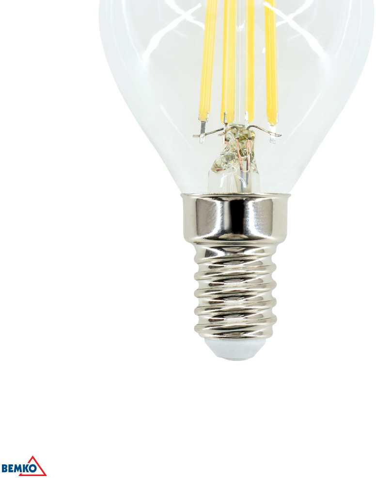 Bemko 6W LED lemputė, E14, 4000K, 320°