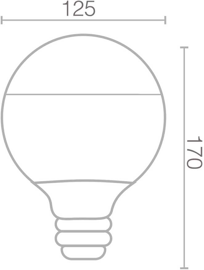 6W LED lemputė, E27, 2700K, ACB62504