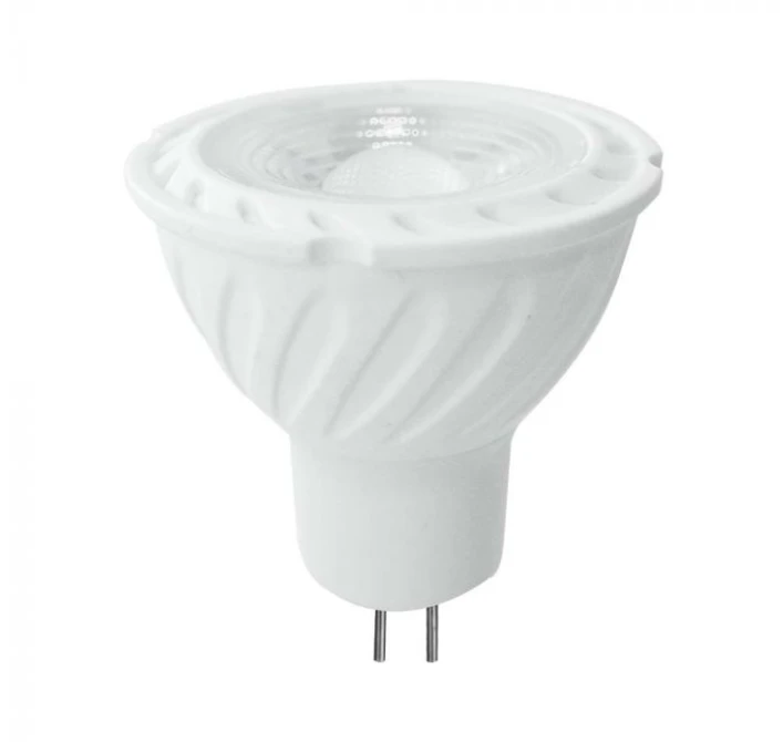 6W LED lemputė, GU5.3, MR16, su lęšiu, 3000K, SAMSUNG LED chip