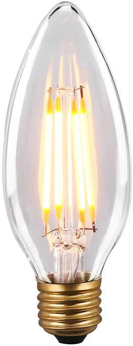 Italux 6W LED lemputė RETRO, E27, skaidri, 2200K
