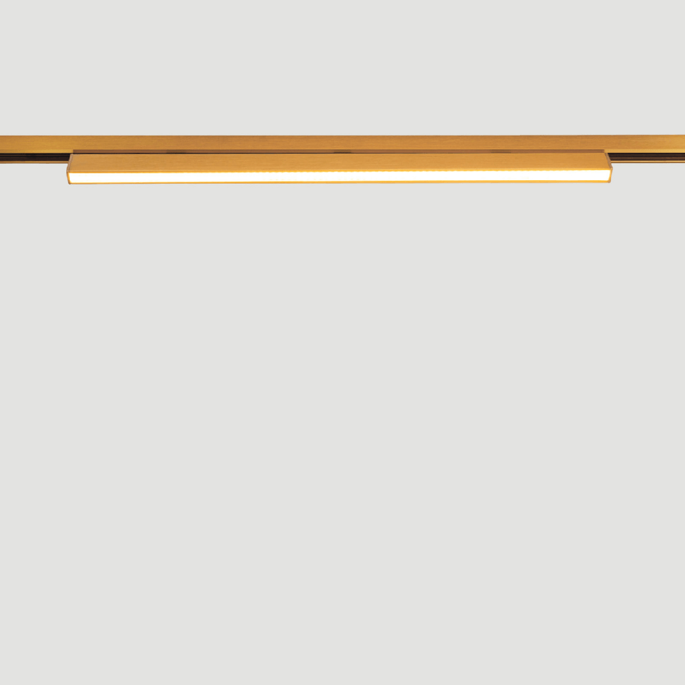 6W LED linijinis šviestuvas į magnetinę sistemą ZAMBELIS MAGNETIC 6MM, žalvario sp., 3000K, DALI, 25250