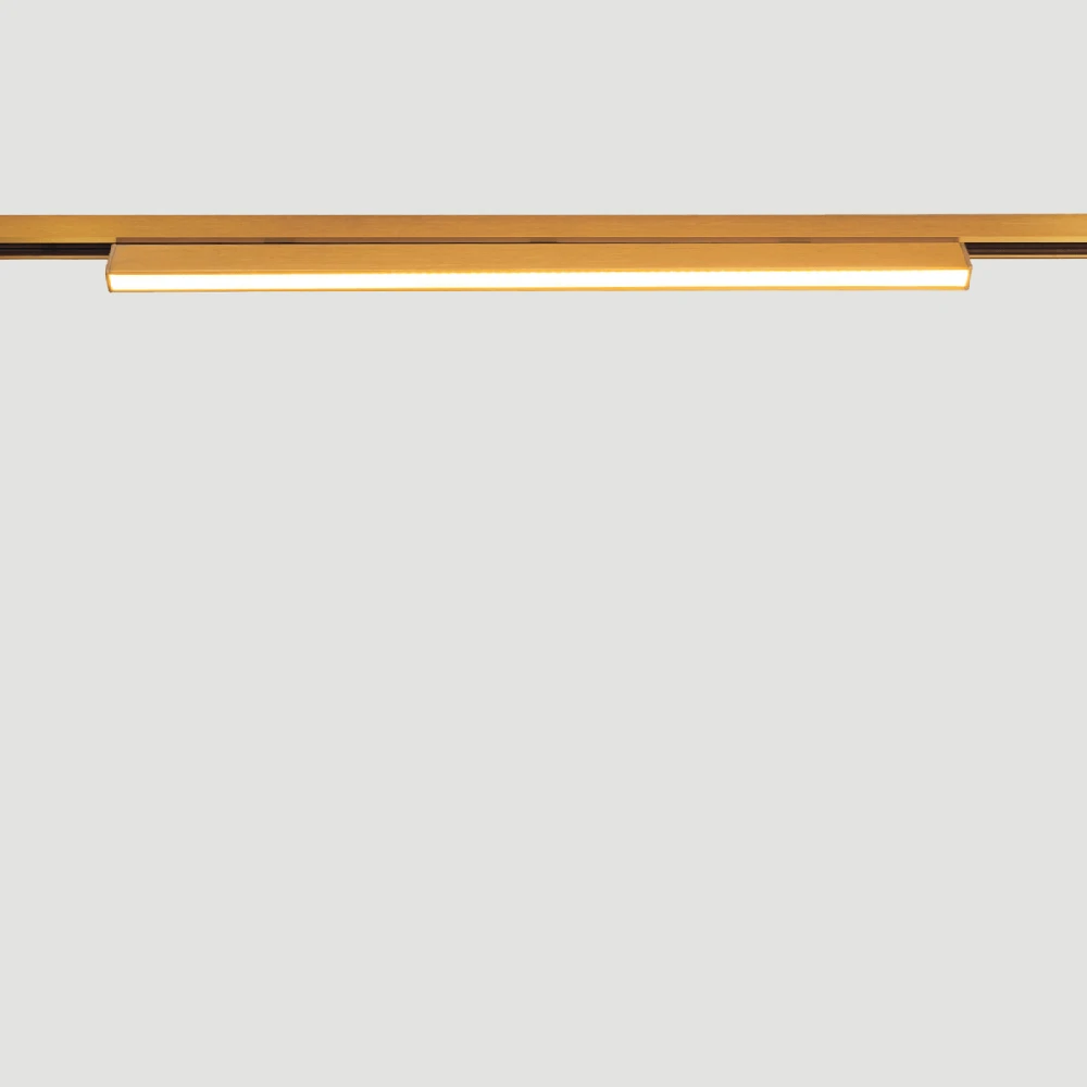 6W LED linijinis šviestuvas į magnetinę sistemą ZAMBELIS MAGNETIC 6MM, žalvario sp., 3000K, DALI, 25250