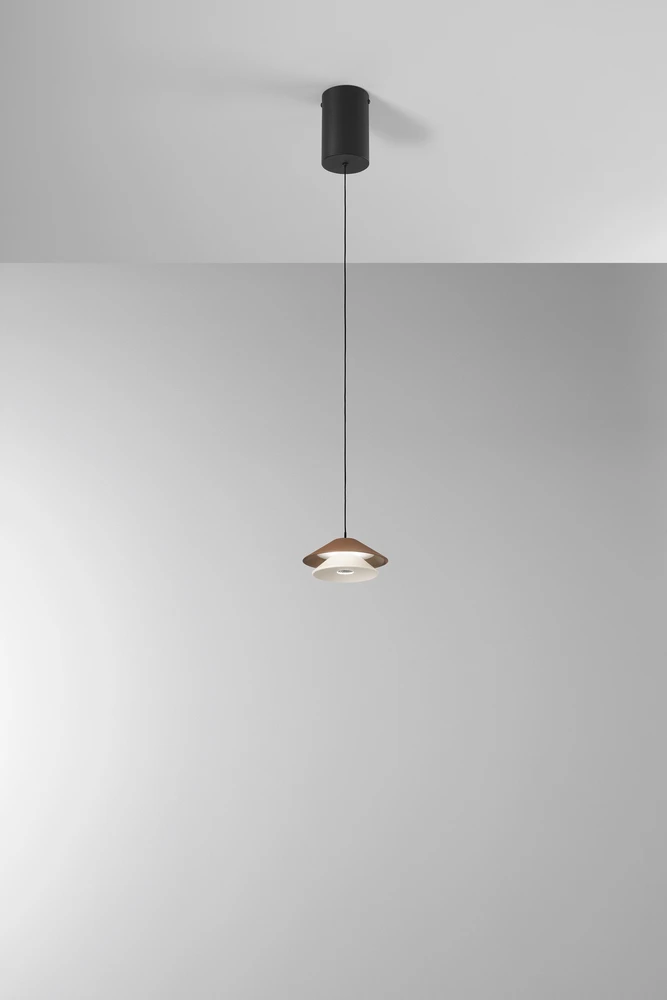 6W LED pakabinamas šviestuvas ATREO, rudas