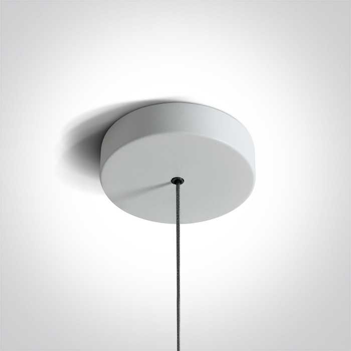 6W LED pakabinamas šviestuvas, baltas, 3000K, 63108A/W/W