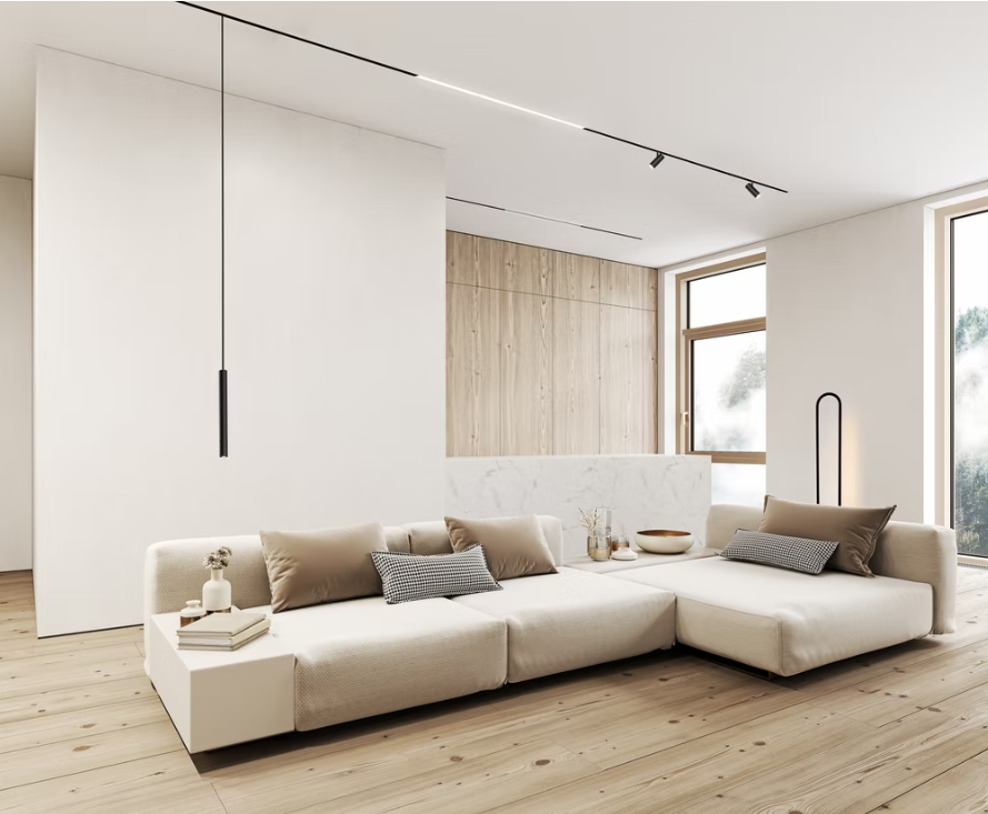 6W LED pakabinamas šviestuvas BCN 30 į magnetines sistemas NEXIA, juodas, 3000K, 15˚, 350mm