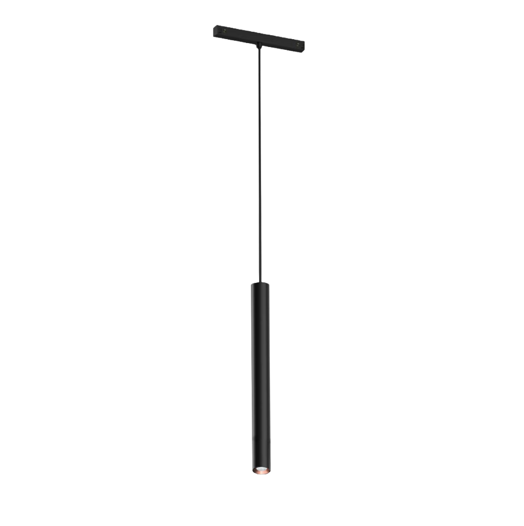 6W LED pakabinamas šviestuvas BCN 30 į magnetines sistemas NEXIA, juodas, 3000K, 15˚, 350mm