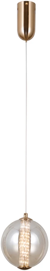6W LED pakabinamas šviestuvas BUTERO, aukso/gintaro sp., 3000K