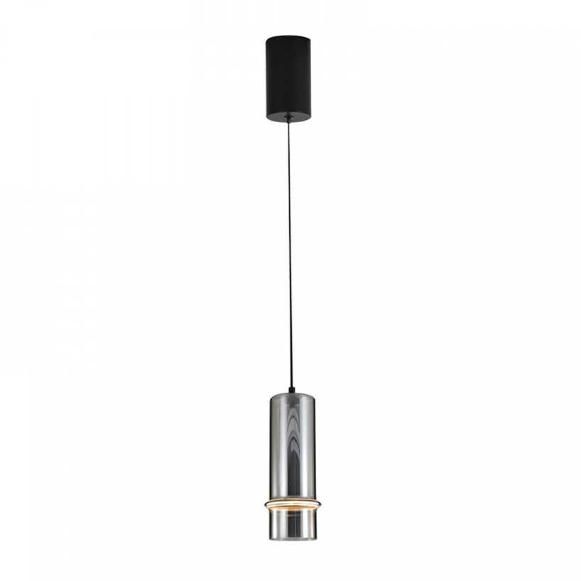 6W LED pakabinamas šviestuvas, juodos/dūmų sp., 3000K, dimeriuojamas, 2533