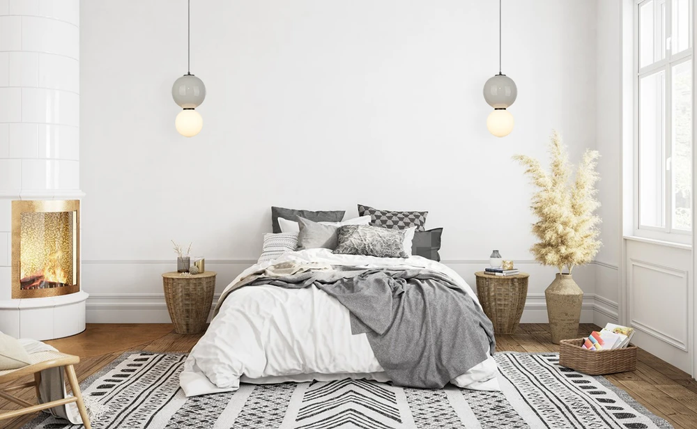 6W LED pakabinamas šviestuvas PIEVE, pilkos/matinės baltos sp., 3000K