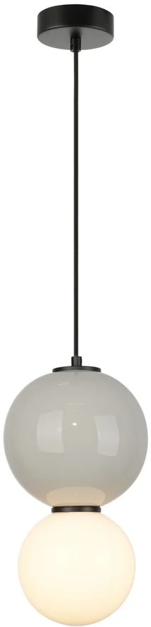 6W LED pakabinamas šviestuvas PIEVE, pilkos/matinės baltos sp., 3000K