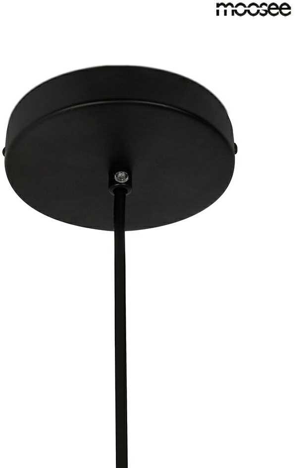 6W LED pakabinamas šviestuvas PUZO S, juodas, 3000K