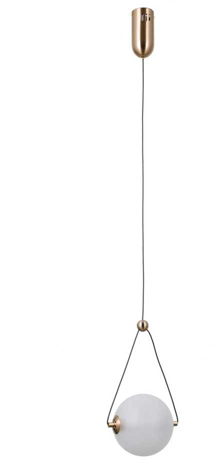 Italux 6W LED pakabinamas šviestuvas RASTIA, aukso/baltos sp., 3000K