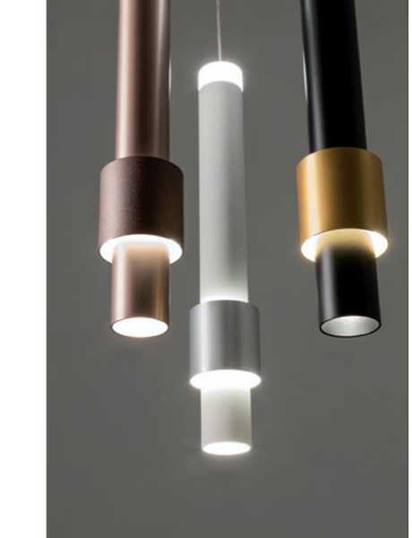 6W LED pakabinamas šviestuvas TYCON, juodos/aukso sp., 3000K, 01-1994