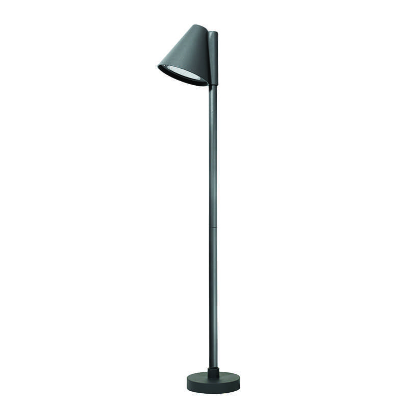 6W LED pastatomas lauko šviestuvas, grafito sp., 3000K, E283