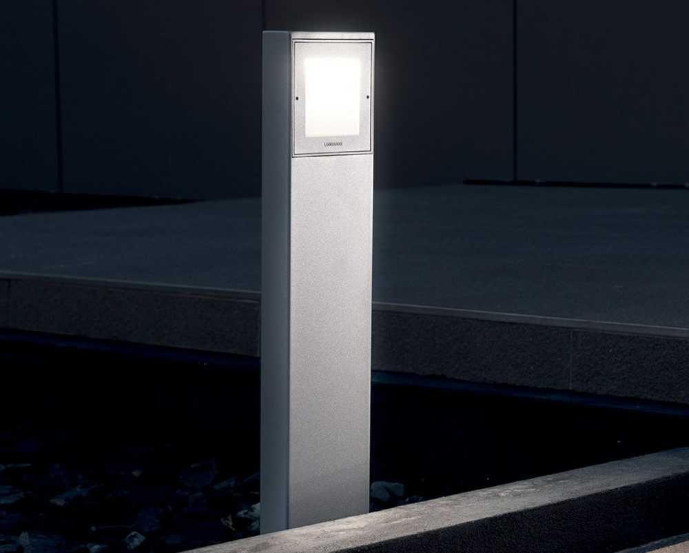 6W LED pastatomas lauko šviestuvas KOI 110 POST, rūdžių sp., 3000K