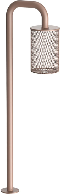 6W LED pastatomas lauko šviestuvas, rudas, 3000K, IP65, E523