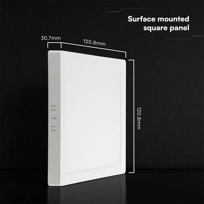 6W LED paviršinė panelė, balta, 3000/4000/6500K, CREE LED chip