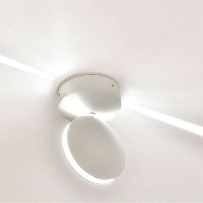 V-tac 6W LED paviršinis fasado šviestuvas, baltas, 3000K, IP65