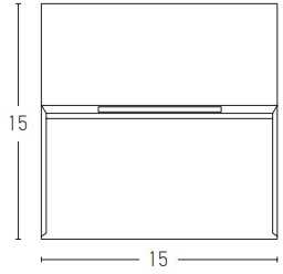 6W LED sieninis lauko šviestuvas, baltas, 3000K, E241-W