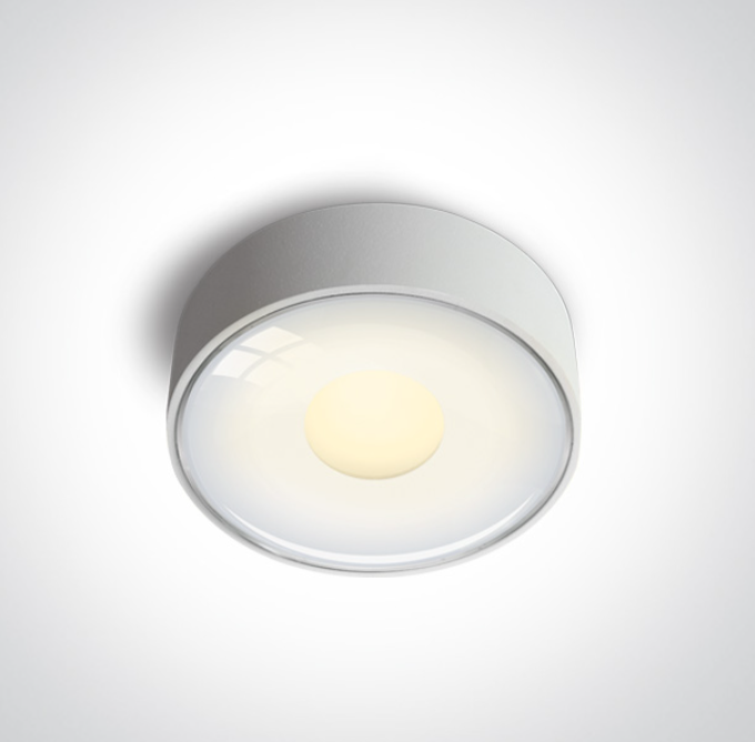 6W LED paviršinis lauko šviestuvas, baltas, 3000K, 67484/W/W