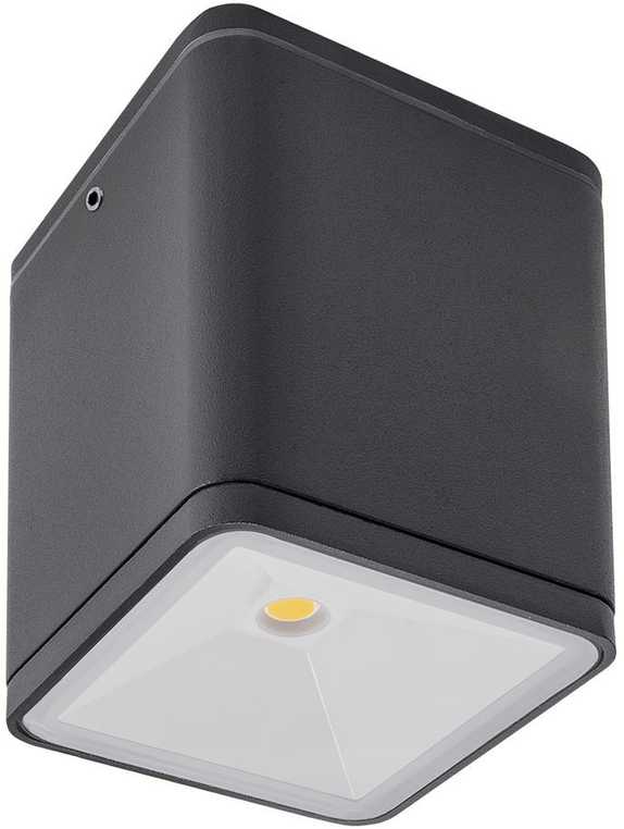 6W LED paviršinis lauko šviestuvas BETA, tamsiai pilkas, 3000K, IP54, 9198