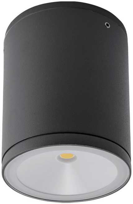 6W LED paviršinis lauko šviestuvas ETA, tamsiai pilkas, 4000K, IP54, 9599