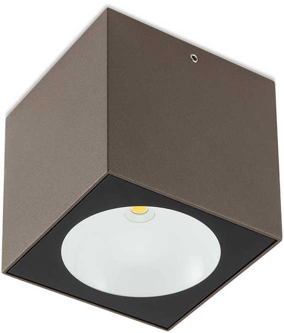 6W LED paviršinis lauko šviestuvas TEKO, tamsiai rudas, 3000K, IP65, 90105
