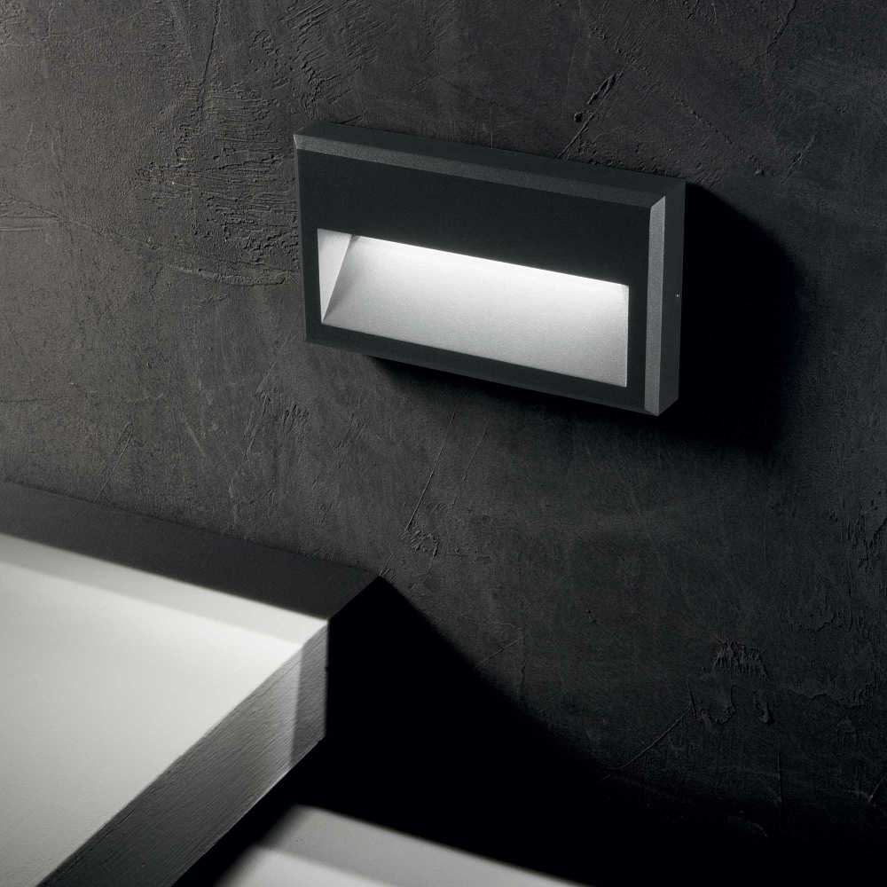 6W LED paviršinis šviestuvas FEBE, antracito sp., 3000K, IP65, 250854