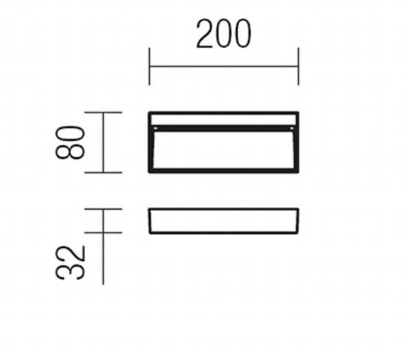 Sieninis šviestuvas 6W LED sieninis fasado šviestuvas EVEN, tamsiai pilkas, 3000K, IP54, 9153