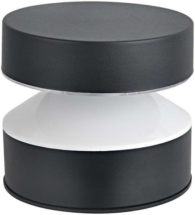 Sieninis šviestuvas 6W LED sieninis fasado šviestuvas MATIRA, juodas, 3000K, 4310400