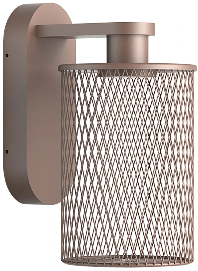 Sieninis šviestuvas 6W LED sieninis fasado šviestuvas, rudas, 3000K, IP54, E522
